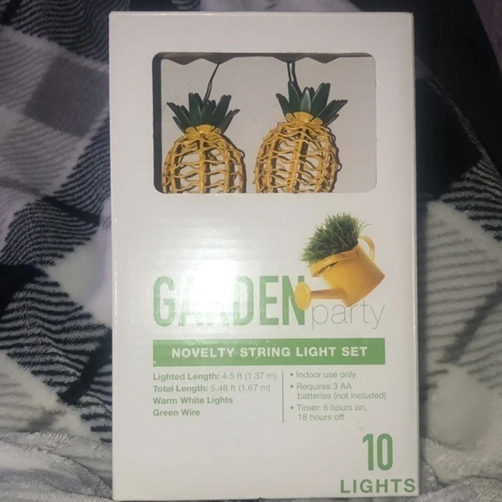 Pineapple Novelty String Light Set Warm White‎ New
